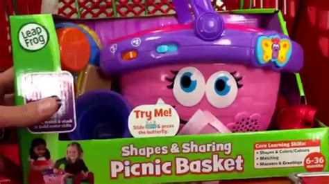 Leapfrog Shapes And Sharing Picnic Basket Toddler Singing Light Up