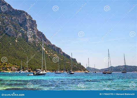 Yachts And Boats In Picturesque Tyrrhenian Sea Harbors Offshore Isola