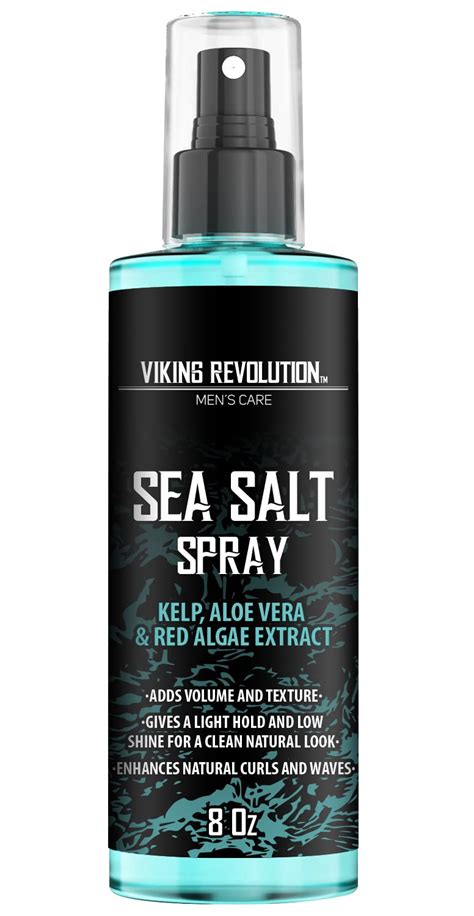 Viking Revolution Spray De Sal Marina Para Hombres Con Cabello Spray