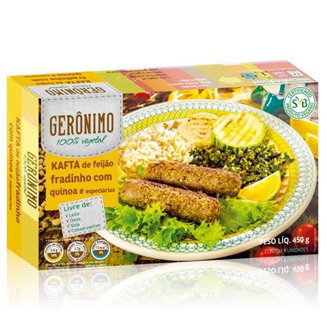 KAFTA DE FEIJÃO FRADINHO QUINOA Selo Vegano