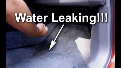 How To Fix Or Repair Toyota Prius Water Leak On Floor Mats Air