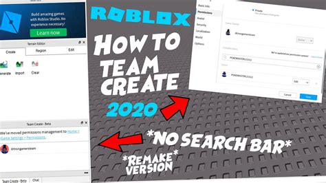 Roblox Studio How To Team Create August 2020 Remake Youtube