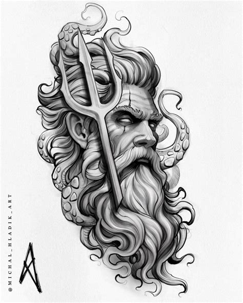 Gk Ezgi I Will Do Special Tattoo Design About Greek Mythology For 100