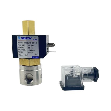 Senya Pneumatic Vacuum Ways Stainless Steel Solenoid Valve