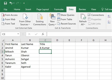 Step By Step Guide How To Use Flash Fill In Excel What Is Flash Fill