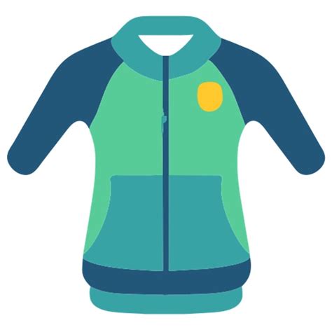 Premium Vector Gym Wear Icon Colored Shapes