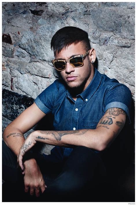 Neymar Jr Fronts Police Spring Summer 2015 Eyewear Campaign The Fashionisto Neymar Jr