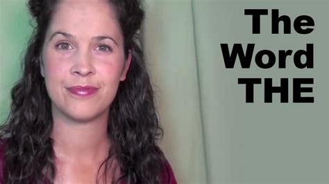 How to Pronounce the Word THE - Rachel's English 