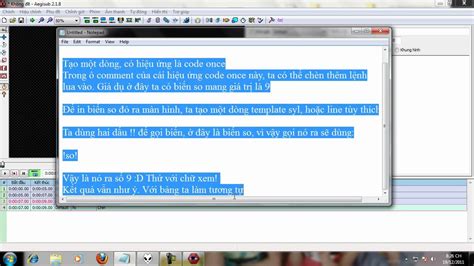 H Ng D N C Ch T O Karaoke Effect Trong Aegisub B I Ng D Ng Lua