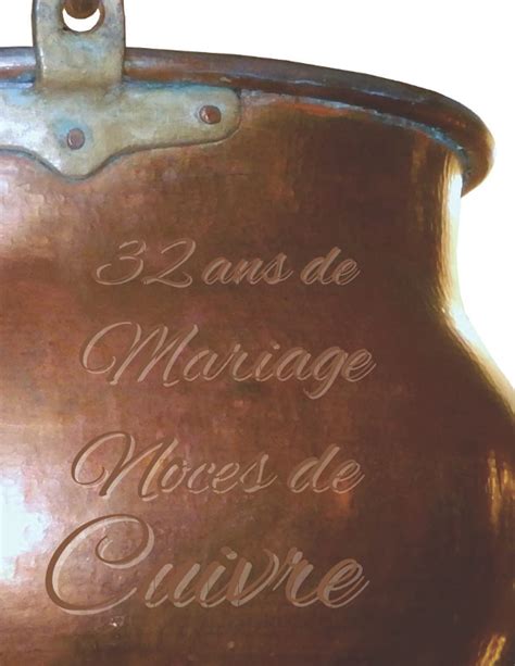 Buy Ans De Mariage Noces De Cuivre Cadeau Pour Ans De Mariage