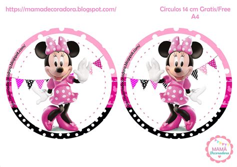 Mam Decoradora Kit Imprimible Minnie Mouse