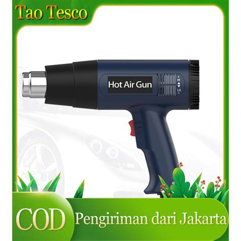 Jual Hot Air Gun 2000W 600 Derajat 220V Heat Gun Air Hot Gun Pro Senapan Panas Pistol Angin