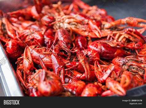 Boiled Cooked Crayfish Image And Photo Free Trial Bigstock