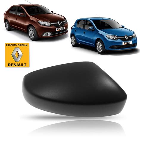 Capa Do Retrovisor Lado Direito Original Renault Sandero Logan 2015