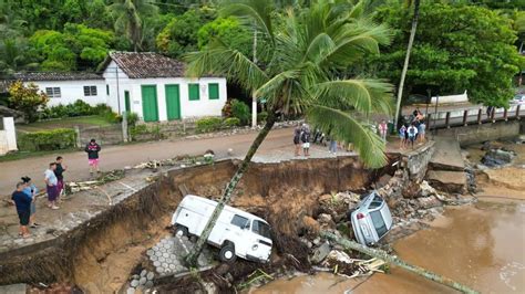 Temporal No Litoral Norte De Sp é O Maior Já Registrado No Brasil