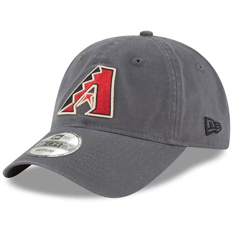 Men's Arizona Diamondbacks New Era Graphite Core 49FORTY Fitted Hat