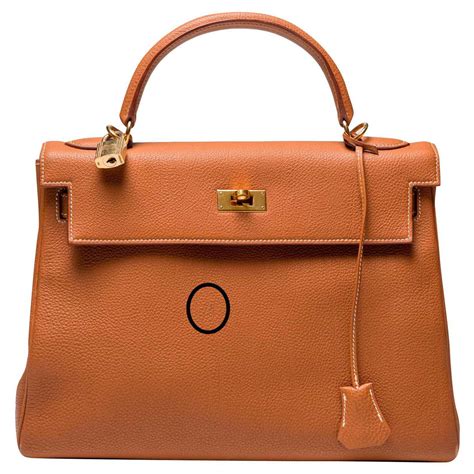 Hermès Kelly 32 Cuir Caramel ref 135842 Joli Closet