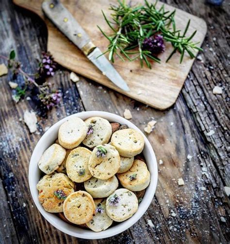 Sablés apéro parmesan romarin Apéro fait maison Recette apéro maison