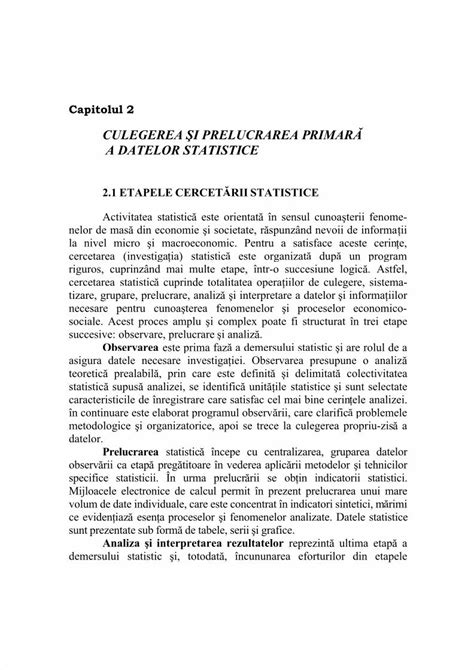 Pdf Tema Observarea Si Prelucrarea Datelor Statistice Dokumen Tips