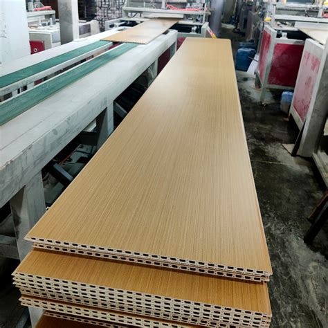 Bamboo Wood Fiber Wall Panel WPC Interior PVC Wall Panels