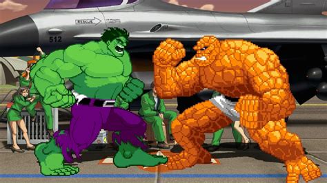 Hulk Vs The Thing Highest Level Amazing Fight Youtube