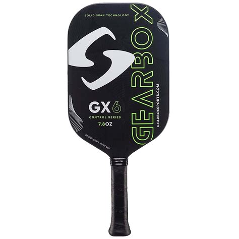 Review Gearbox Gx6 Control Pickleball Paddle