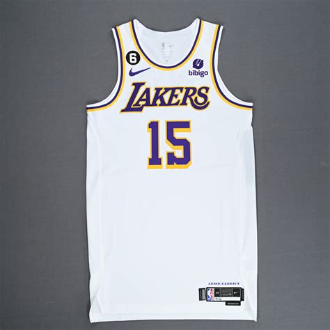 Austin Reaves Los Angeles Lakers Game Worn Association Edition