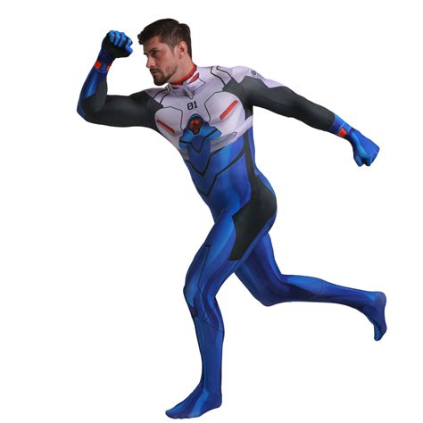 Neon Genesis Evangelion Cosplay Costume 3d Printed Zentai Suit Halloween Catsuit