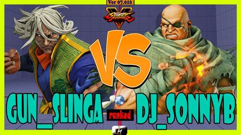 SFV CE GuN SLinGa Zeku VS Sagat DJ Sonnyb YouTube