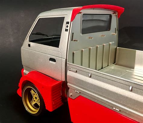 Wpl D Rc Car Truck Wide Body Kit Kei Truck Rc Drift Naughty Etsy