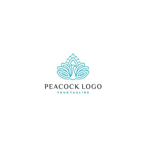 Premium Vector Peacock Logo Design Vector Premium Logo Peacock Logo