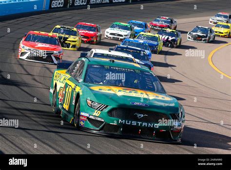 10 Aric Almirola Stewart Haas Racing Ford Mustang Eckrich During