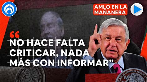 AMLO asegura que la sección No lo digo yo es para exponer lo que la