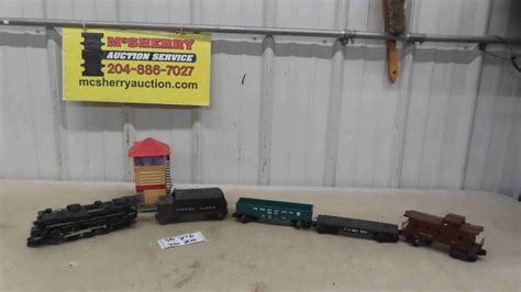 Lionel Vintage Train Set with Cast Engine #027 + Cars