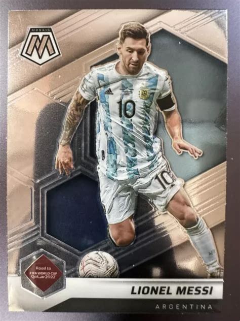 2021 22 Panini Mosaic Fifa Road To World Cup Base Lionel Messi