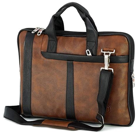 Storite Pu Leather Laptop Bag Fits Upto Inch Laptop Messenger