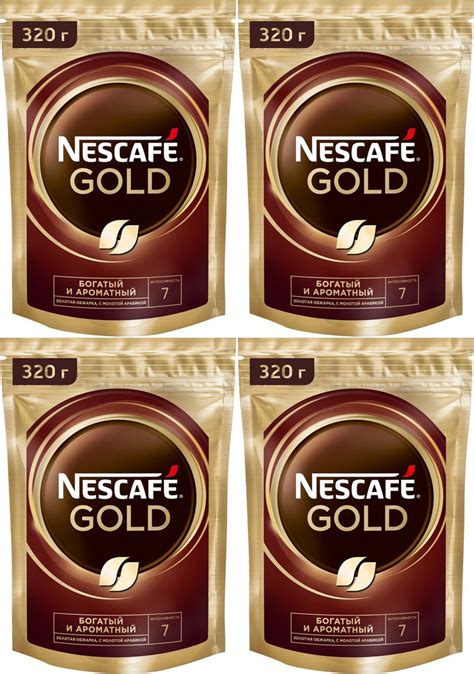 Кофе Nescafe Gold растворимый сублимированный с добавлением ...