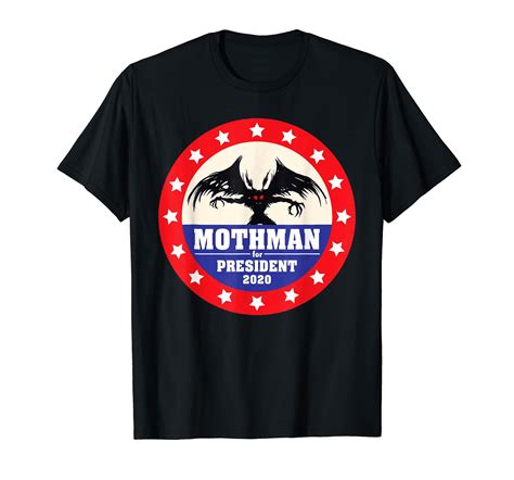 Funny Cryptid Meme Lover Mothman For President 2024 Election T-Shirt ...