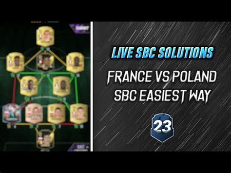 France Vs Poland Sbc Easiest Way Live Sbc Solutions Madfut