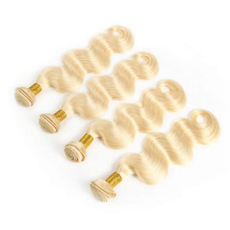 4 Bundles Body Wave 613 Blonde Human Hair Weaves Yolissa Hair