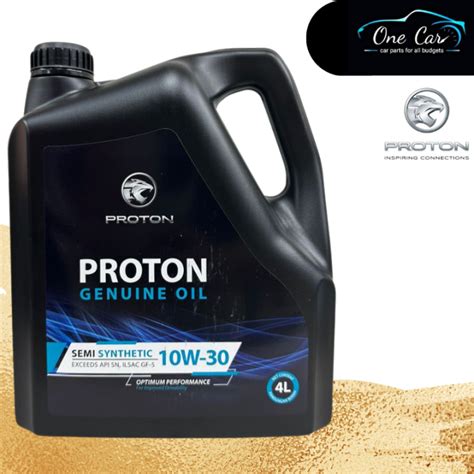 Proton Engine Oil Semi Synthetic W Liter Lazada