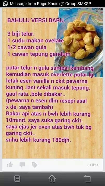 bahulu versi  homemade recipes cookie recipes homemade bread