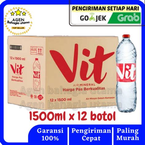 Jual Air Mineral Vit Ml Dus Isi Botol Shopee Indonesia