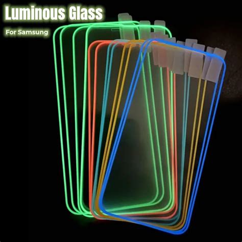 For Samsung Galaxy S S S Plus S Luminous Tempered Glass On