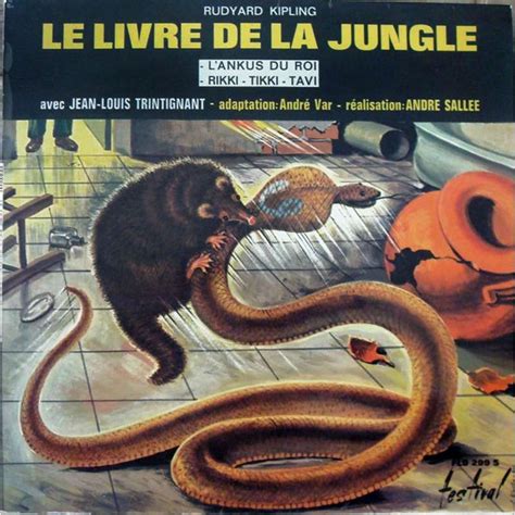 Rudyard Kipling Jean Louis Trintignant Le Livre De La Jungle Red