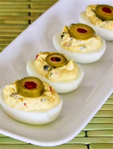 Deviled Eggs With Green Olives Video Recipe Ocean