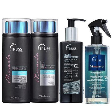 Kit Truss Miracle Shampoo E Condicionador Hair Protector Frizz Zero