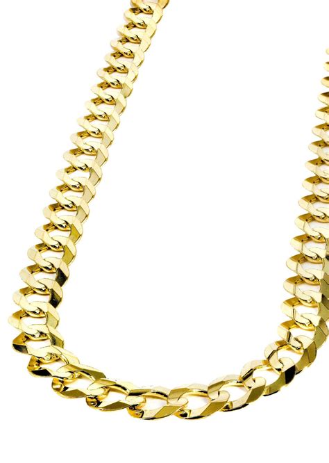 14K Gold Chain - Solid Cuban Link Chain – FrostNYC