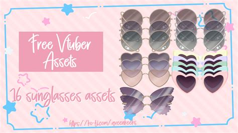 Vtuber Sunglasses Asset Pack Qveenkeeks S Ko Fi Shop Ko Fi ️ Where Creators Get Support From