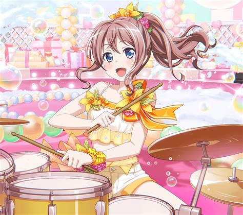 Bang Dream バンドリ Androidスマホ壁紙スクロール対応 27 ガルパ 山吹沙綾 アニメ壁紙ネット Pc